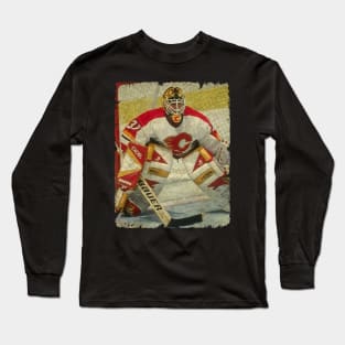 Ken Wregget, 1998 in Calgary Flames (2.87 GAA) Long Sleeve T-Shirt